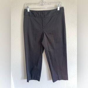 White House Black Market Legacy Black Crop leg Pants Womens Size 4R